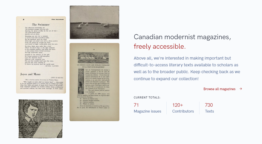 Canadian Modernist Magazines Project