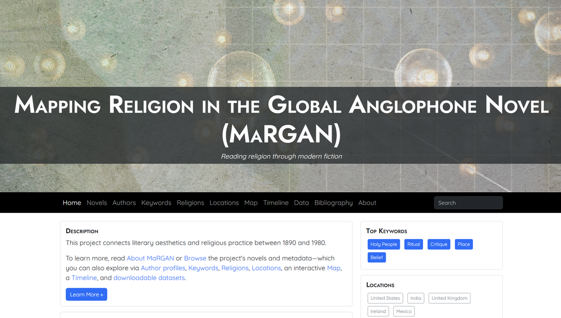 Mapping Religion in the Global Anglophone Novel